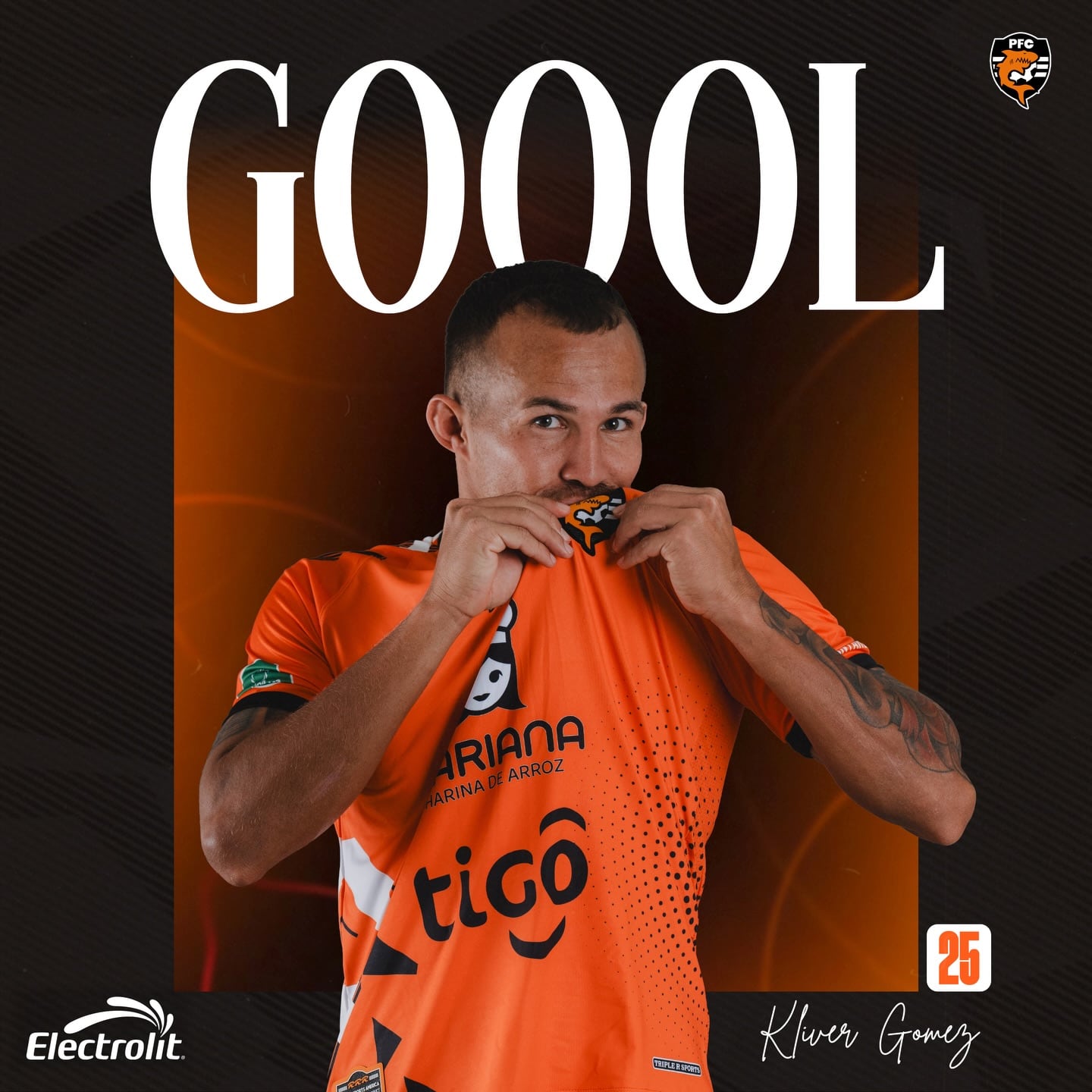 Kliver Gómez abrió la cuenta en el partido entre Puntarenas FC y Liga Deportiva Alajuelense.