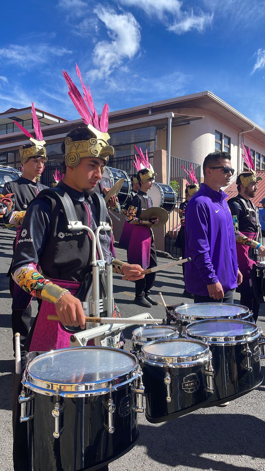 La Banda Municipal de Zarcero recibió un reconocimiento en su pueblo.