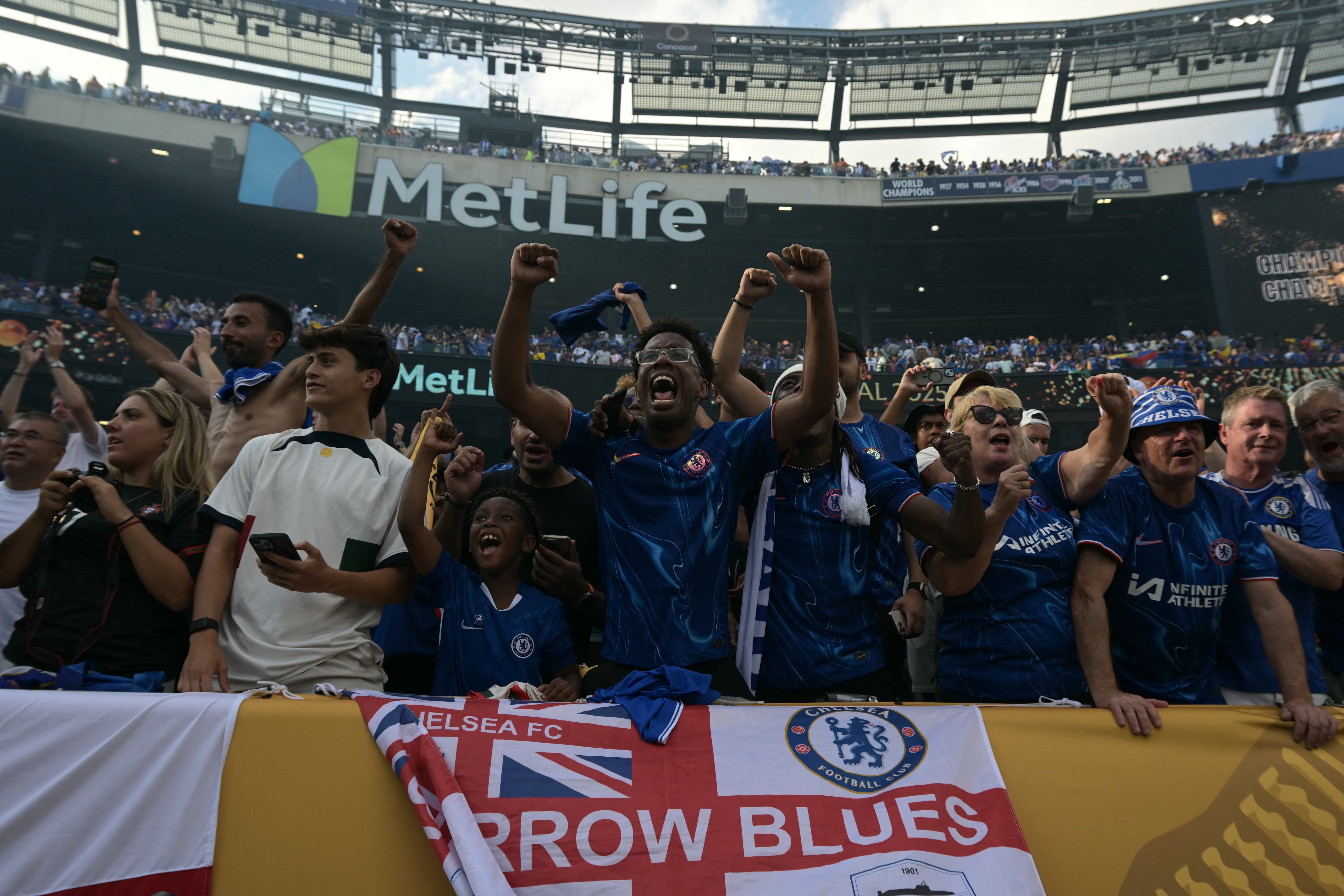 El MetLife Stadium de East Rutherford, Nueva Jersey, será sede de la final del Mundial 2026; también fue casa de la final del Mundial de Clubes 2025, ganada por el Chelsea.