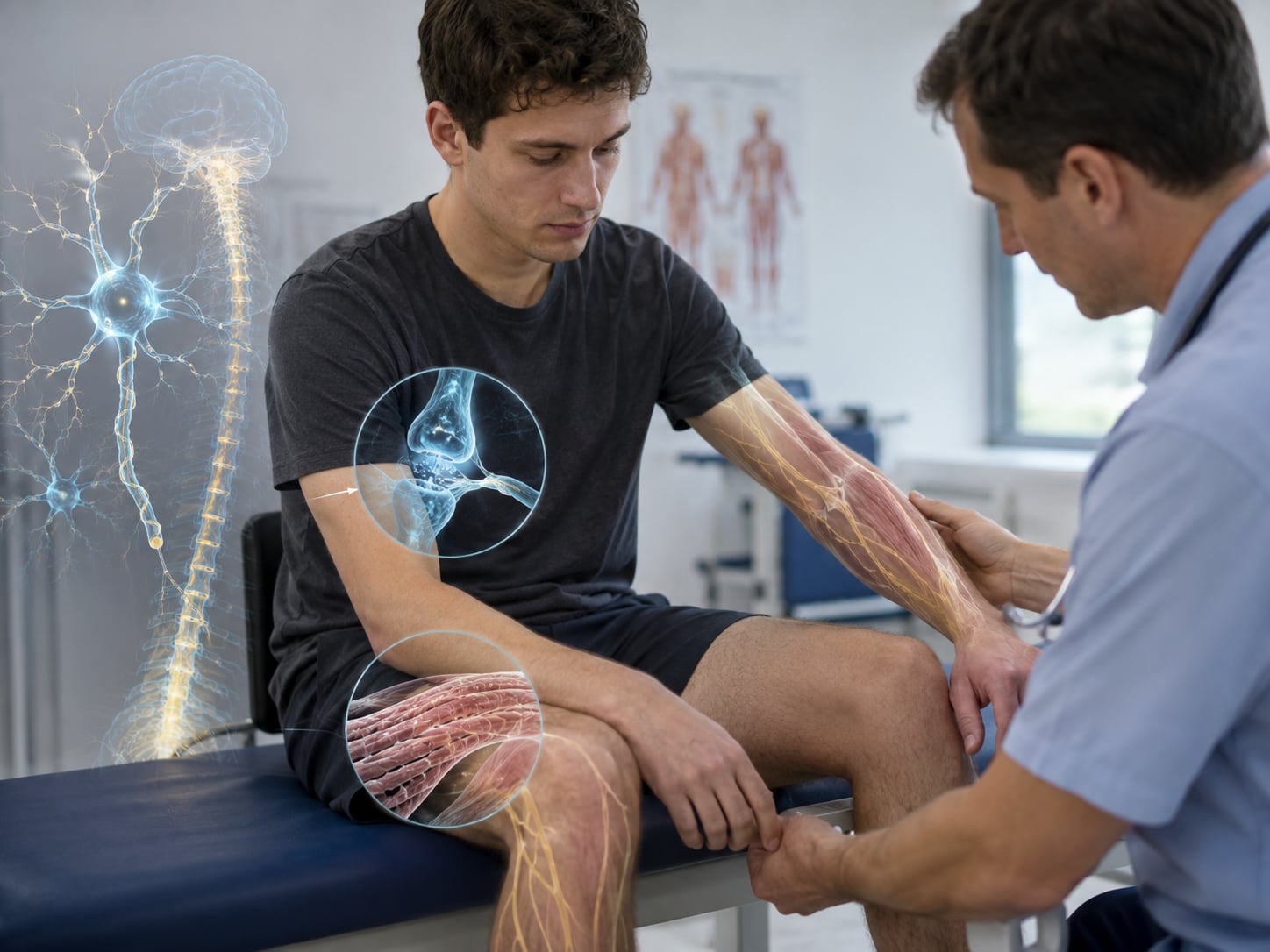 Nueva enfermedad genética rara afecta los nervios motores y los músculos. El síndrome MINA causa debilidad, pérdida de coordinación y deterioro celular; aún no existe cura.