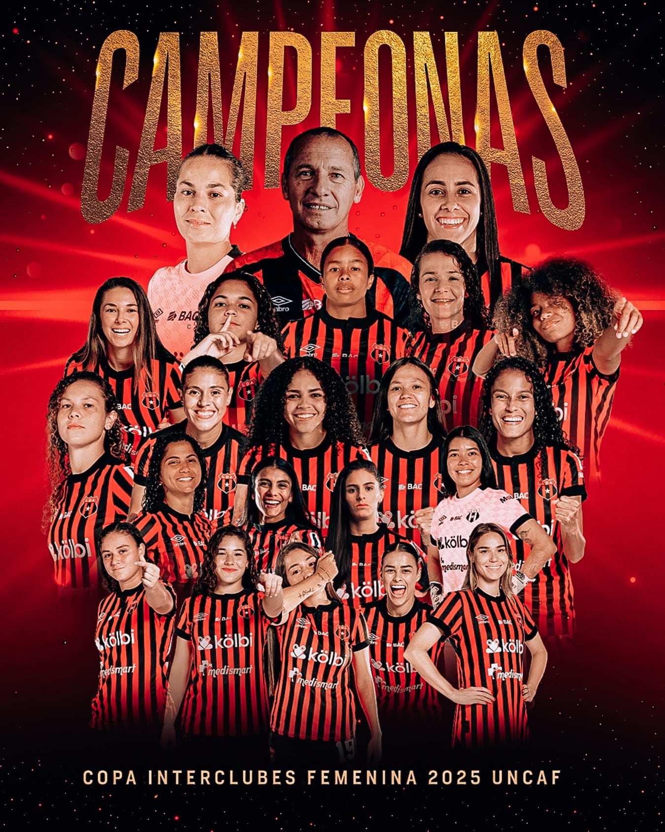 Las leonas de Liga Deportiva Alajuelense han ganado tres títulos de Uncaf.