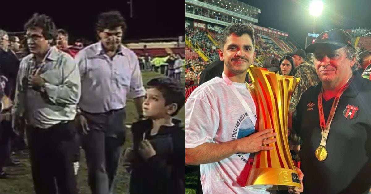 Padre e hijo del técnico Óscar Ramírez protagonizan conmovedora anécdota en Alajuelense