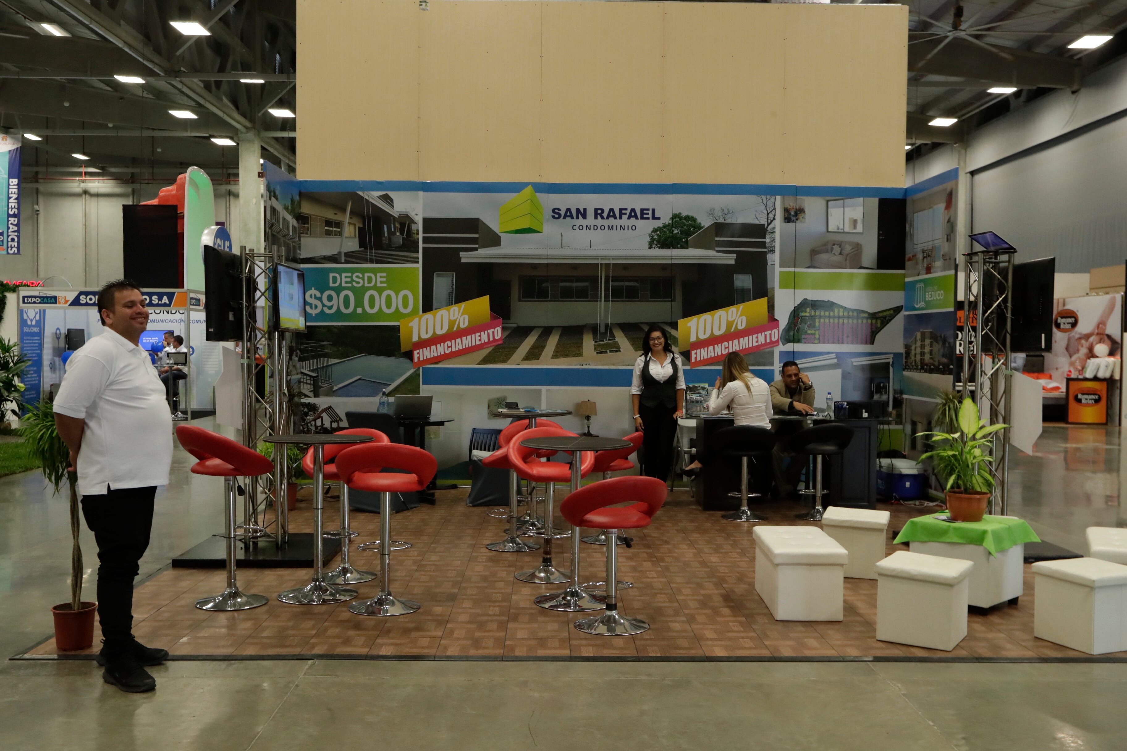 29/08/2019, Alajuela, Parque Viva, inauguración de la ExpoCasa 2019 que trae varios beneficios en financiamiento y nuevos proyectos. Fue inaugurada por Claudia Dobles primera dama de la República, Arturo Giacomin presidente ejecutivo de Davivienda Costa Rica, Irene Campos ministra de Vivienda y hace también yo humano y Mariela Rodriguez gerente general de Parque Viva. Fotografía José Cordero