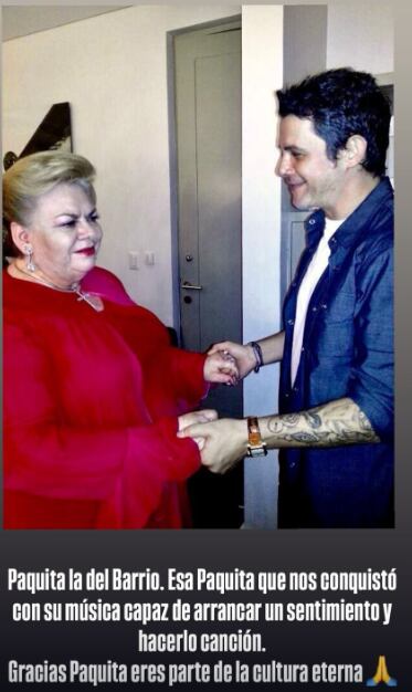 Fotos de Paquita la del Barrio en concierto y acompañada por artistas como Alejandro Sanz, Bad Bunny, la Sonora Santanera y más.