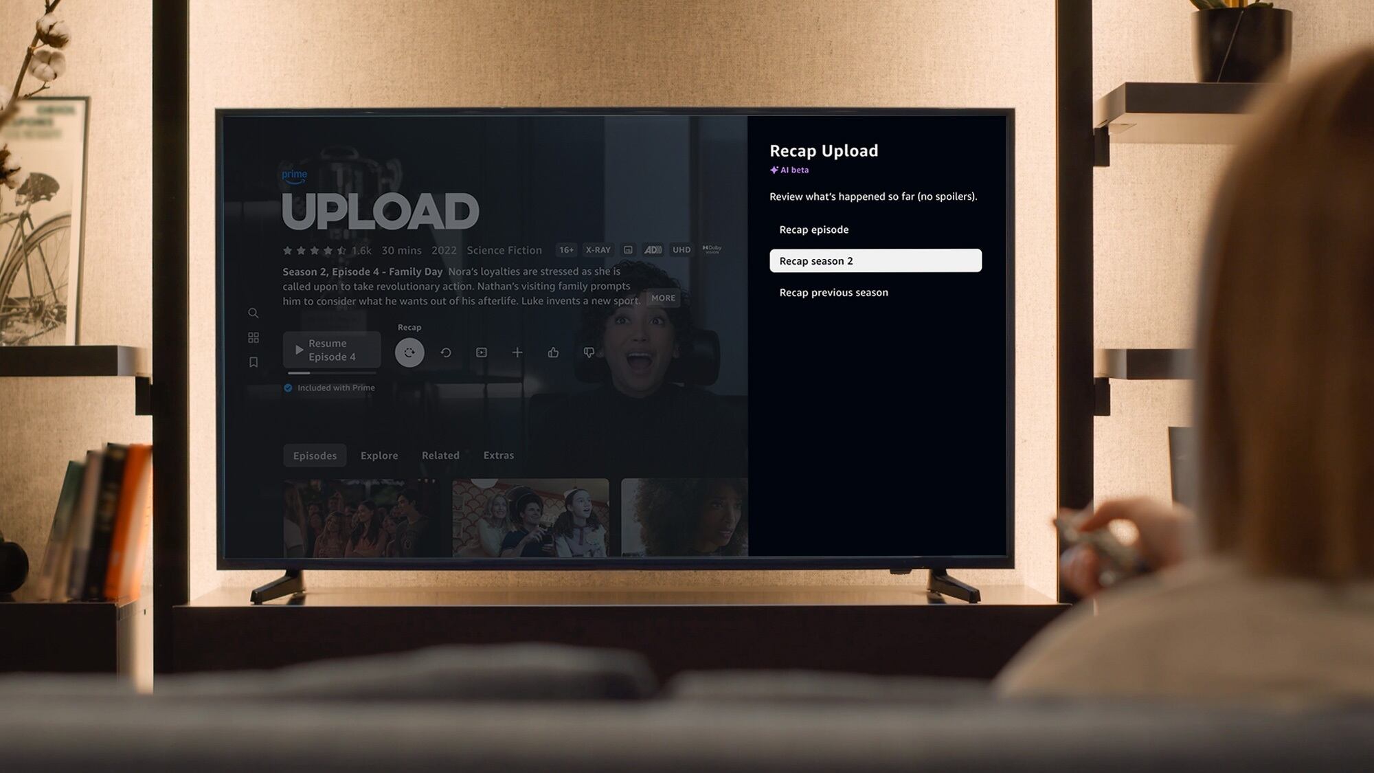 La nueva función de Prime Video permite recordar detalles clave de los episodios vistos con resúmenes personalizados.