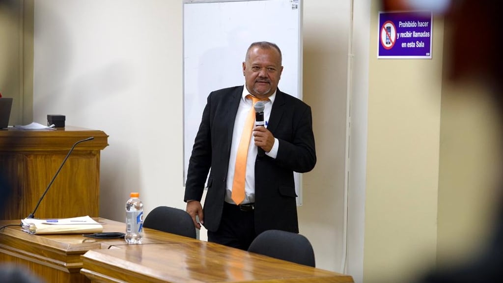 Francisco Herrera, abogado defensor de Jeremy Buzano, fue el último en rendir conclusiones durante el femicidio de Nadia Peraza.