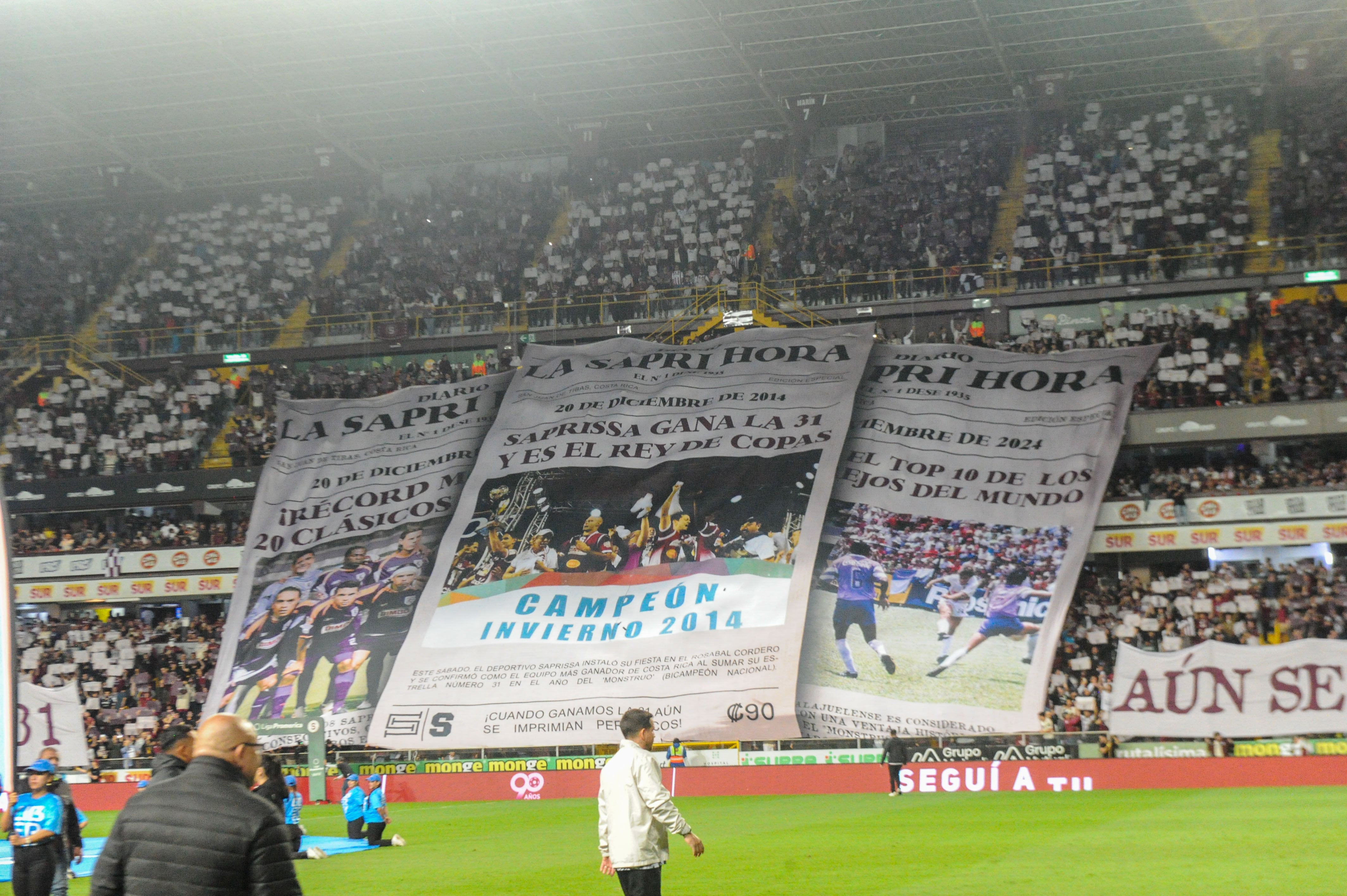 Clásico Saprissa vs Alajuelense.
