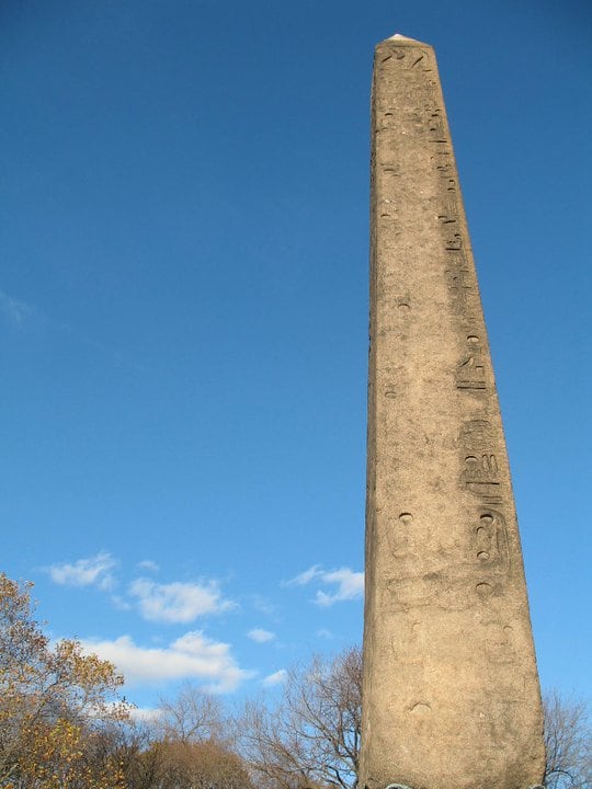 Obelisco egipcio de Central Park, Nueva York.
