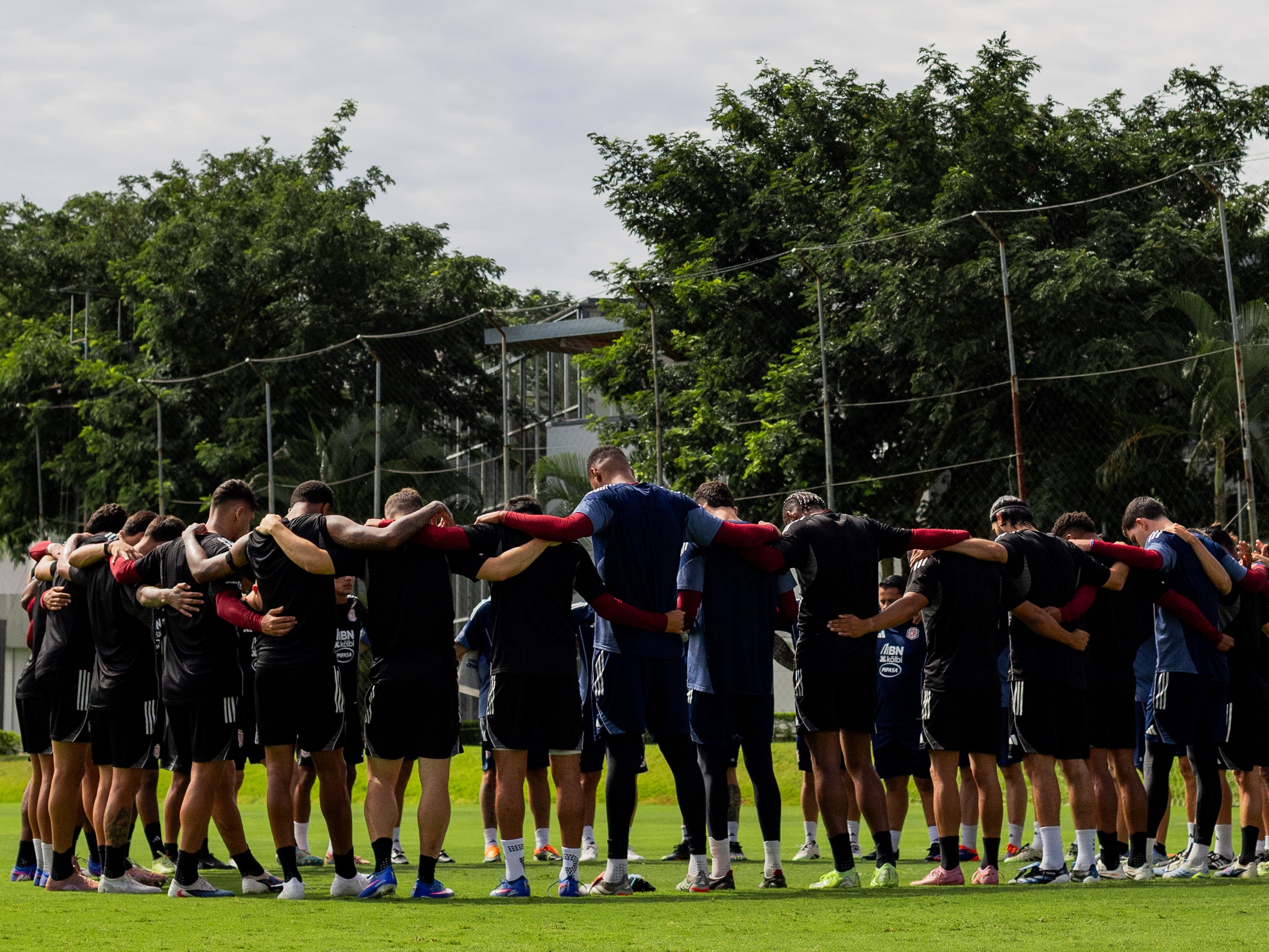 Los futbolistas de la Selección Nacional practicaron este 27 de mayo en el Proyecto Gol