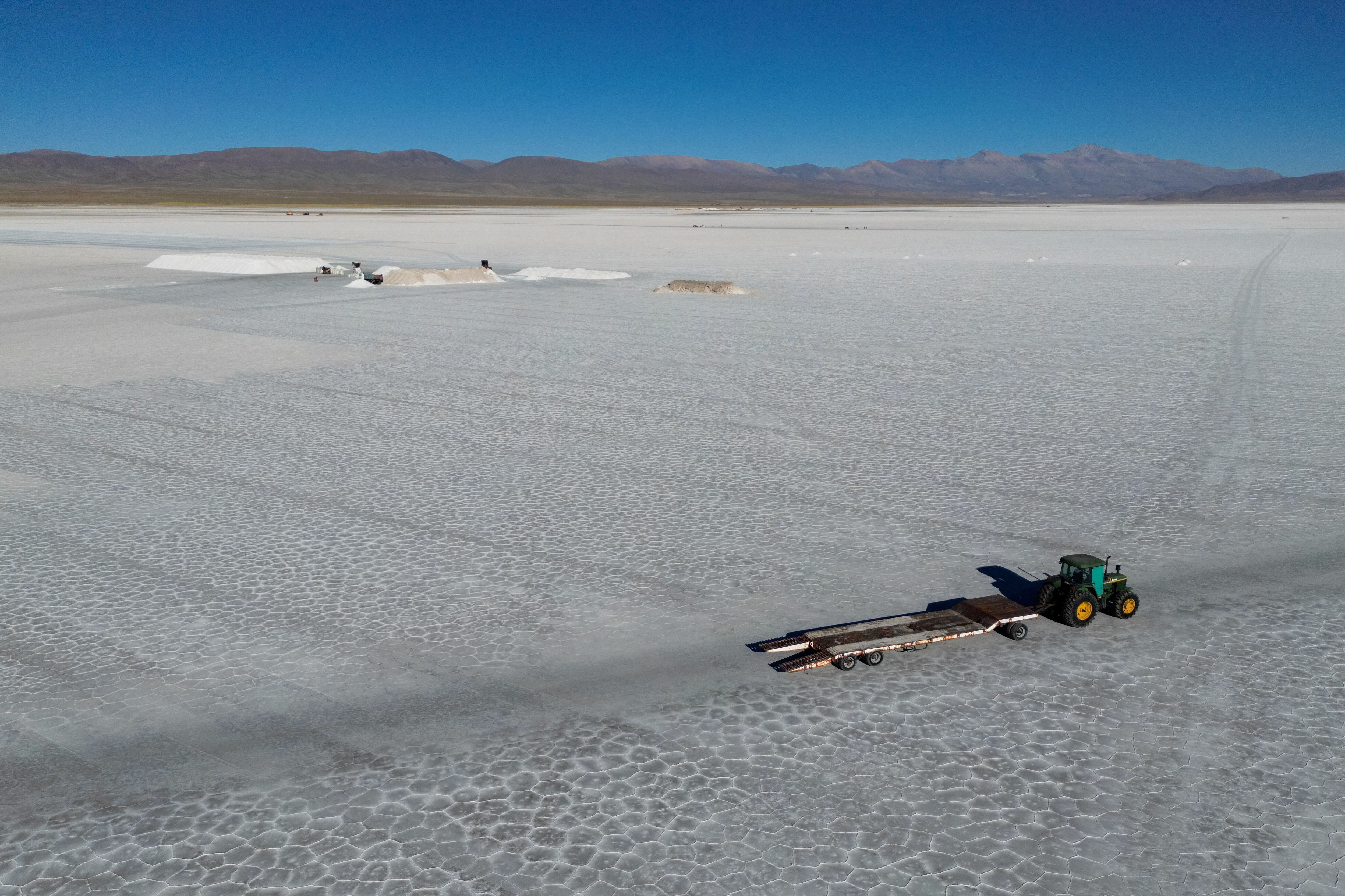 Producción de litio en Argentina