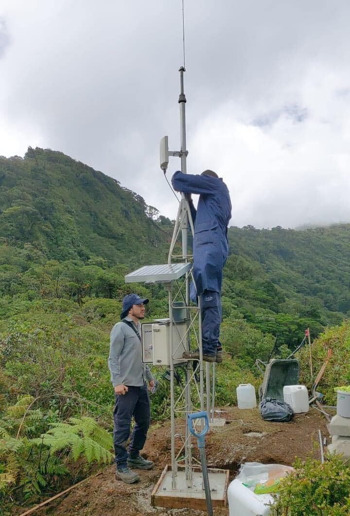 Aguas Zarcas tiene un robusto plan de alerta temprana en la cuenca del río por el que bajaron unas 40 avalanchas en julio. Foto: Cortesía