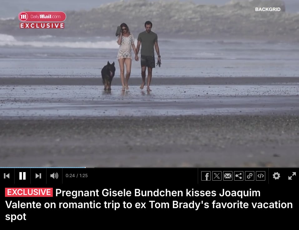 Gisele Bündchen y Joaquim Valente