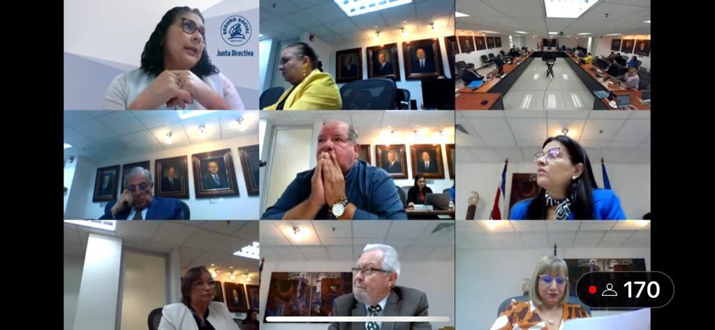 Primera sesión de Junta Directiva de CCSS transmitida en vivo. Miércoles 16 de agosto 2023