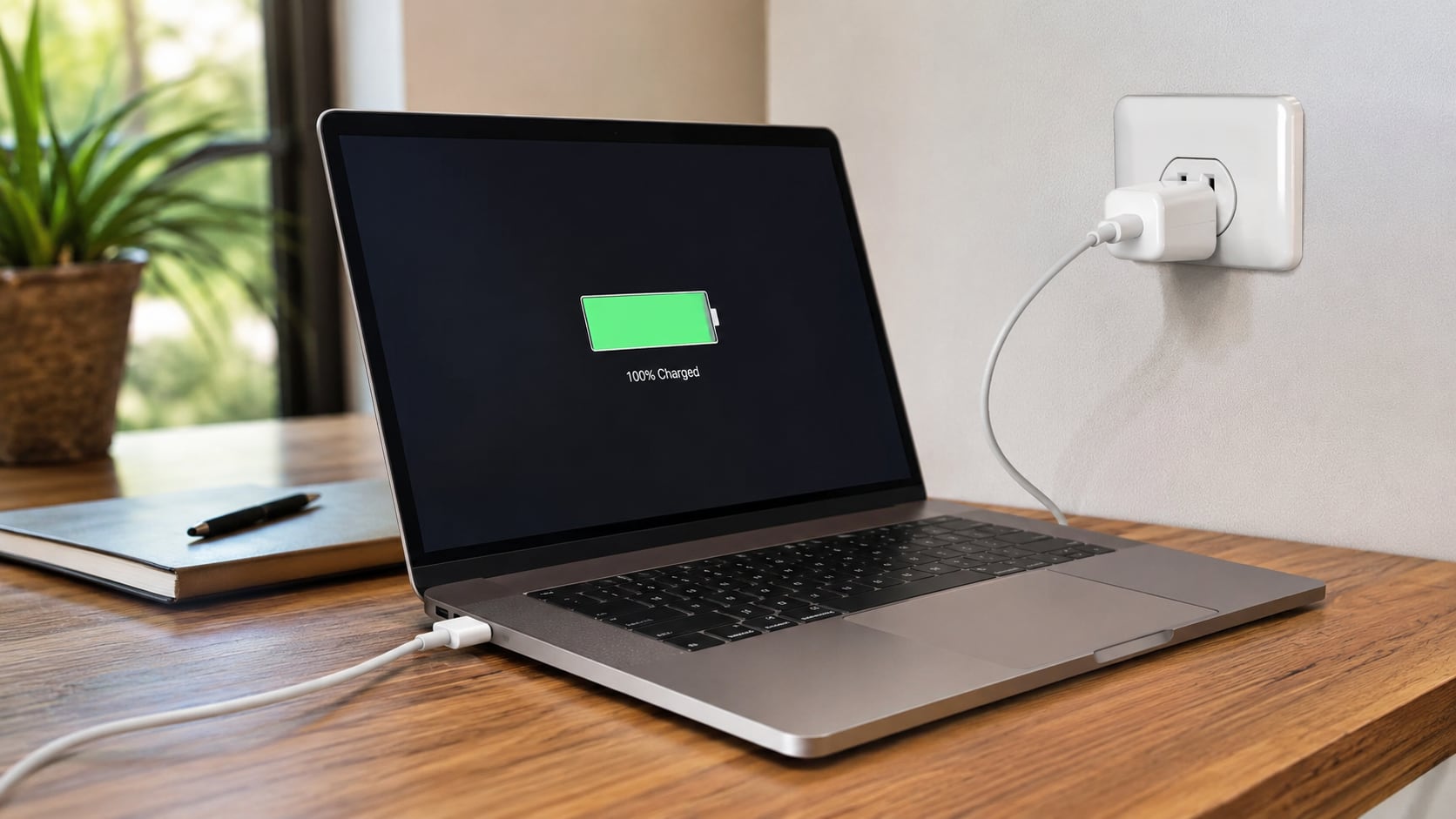 Mantener la laptop enchufada no causa daño inmediato, pero expertos alertan sobre factores que reducen la vida útil de la batería.