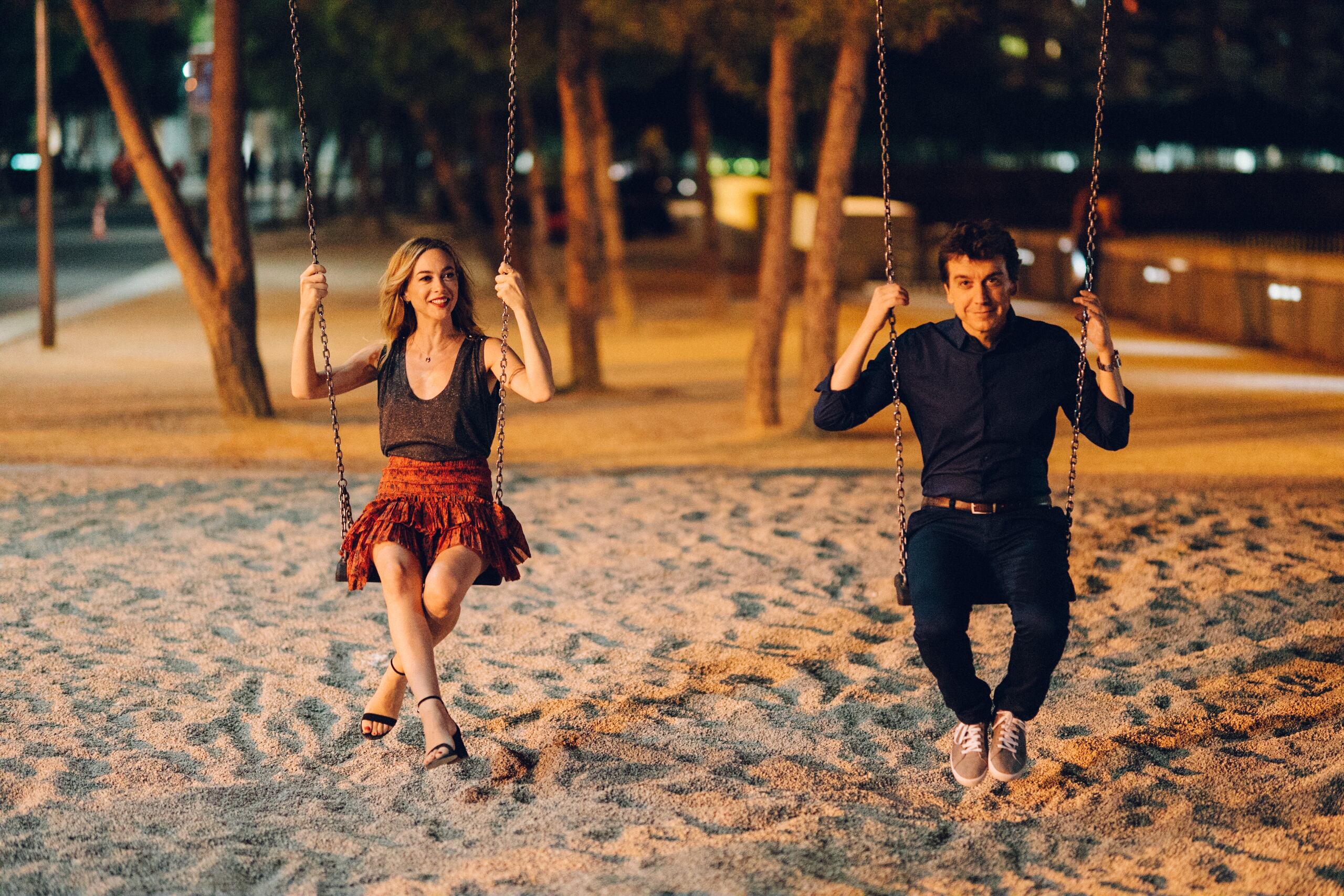 La actriz Marta Hazas protagoniza la serie 'Pequeñas coincidencias' disponible en Amazon Prime Video. Fotografía: Manu Fiestas para La Nación