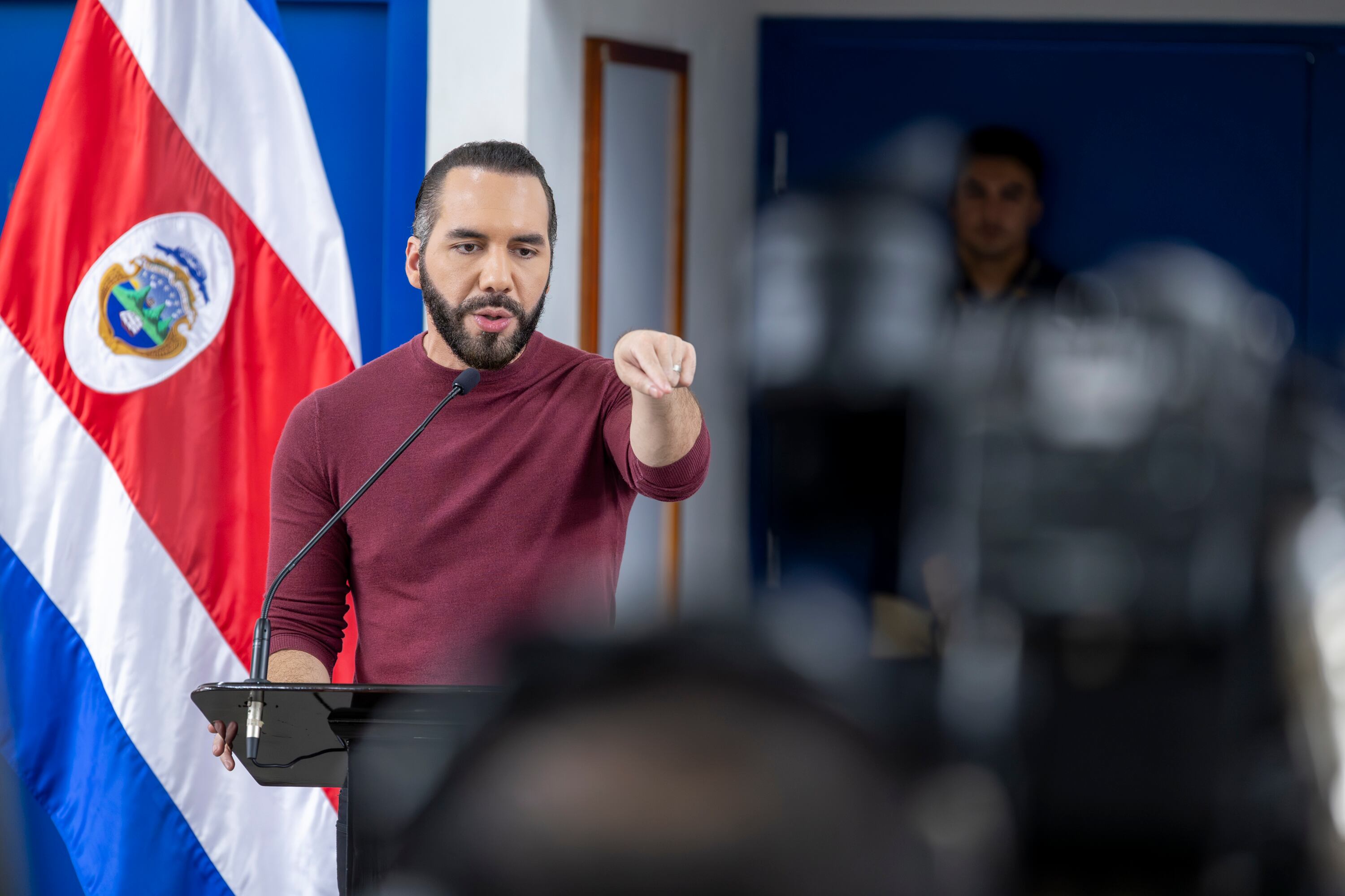 12/11/2024, Alajuela, Cárcel La Reforma, visita de el presidente Rodrigo Chaves junto con el presidente de El Salvador Nayib Bukele.