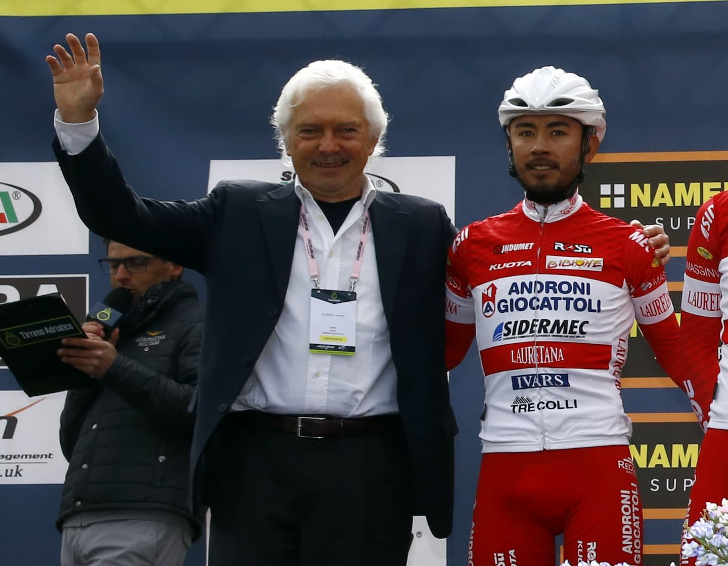 Gianni Savio está muy contento con su nuevo fichaje, el tico Kevin Rivera.