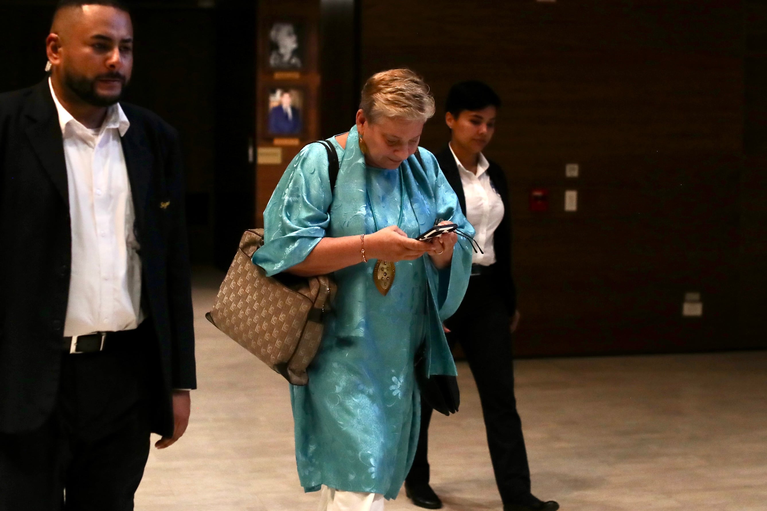 26/09/2023, San José, Asamblea Legislativa, interpelación de la ministra de educación Ana Katharina Müller.