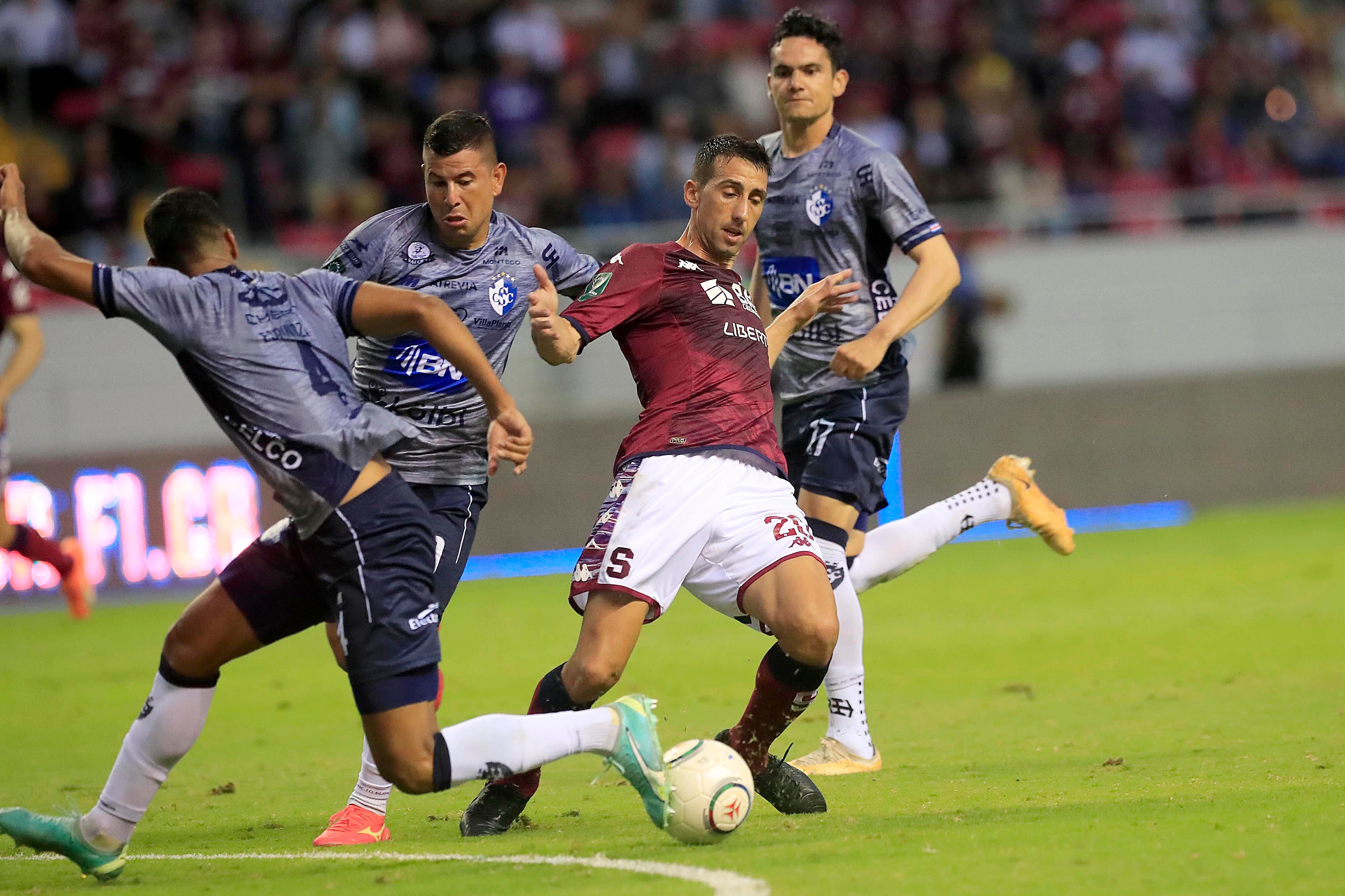 21/01/2024 Estadio Nacional, La Sabana. El Deportivo Saprissa recibió al Club Sport Cartaginés, en partido de la jornada 3 del Torneo de Clausura 2024, Copa Promérica. Foto: Rafael Pacheco Granados