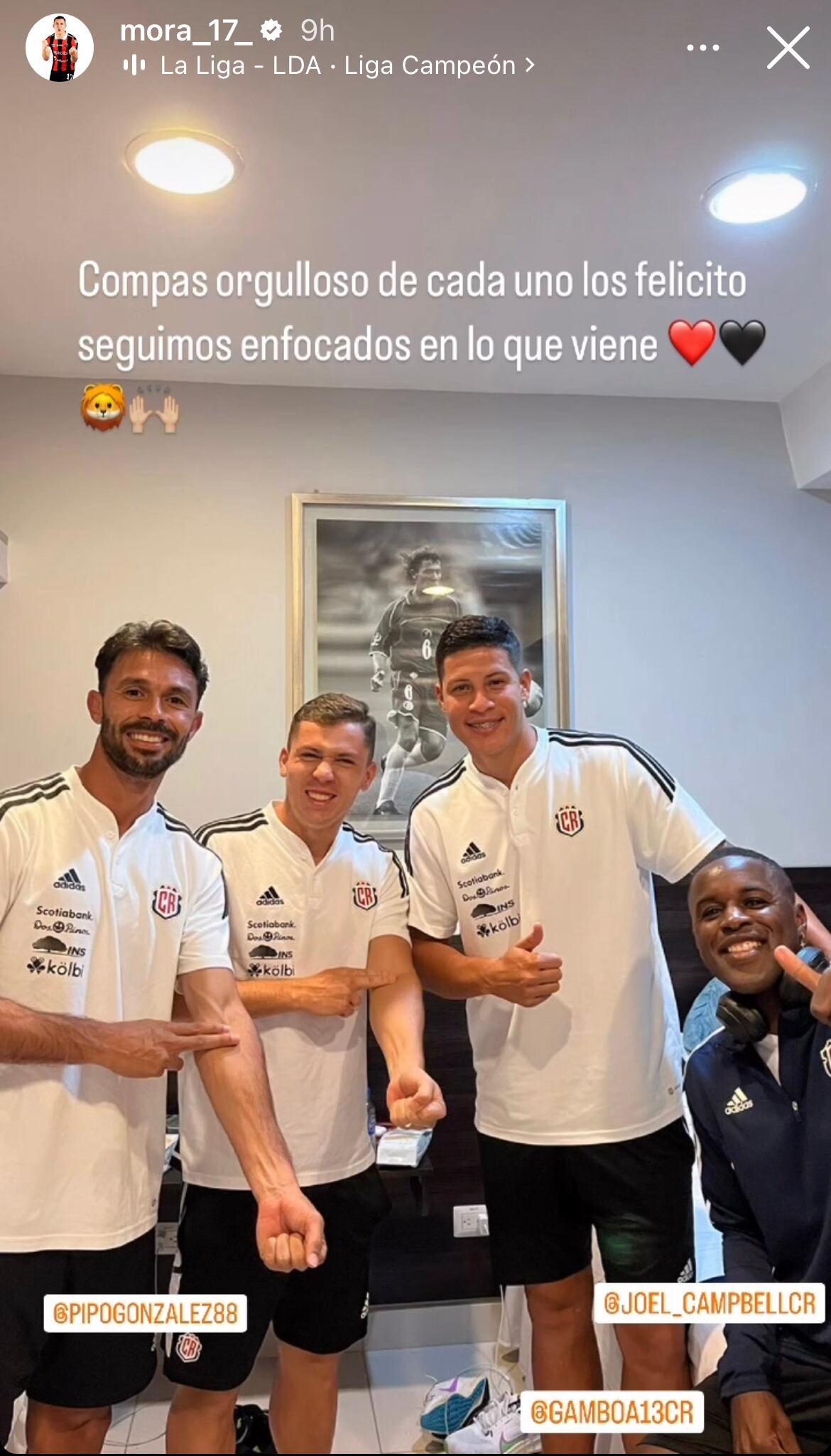 "Seguimos enfocados en lo que viene". Así lo resumió Carlos Mora.