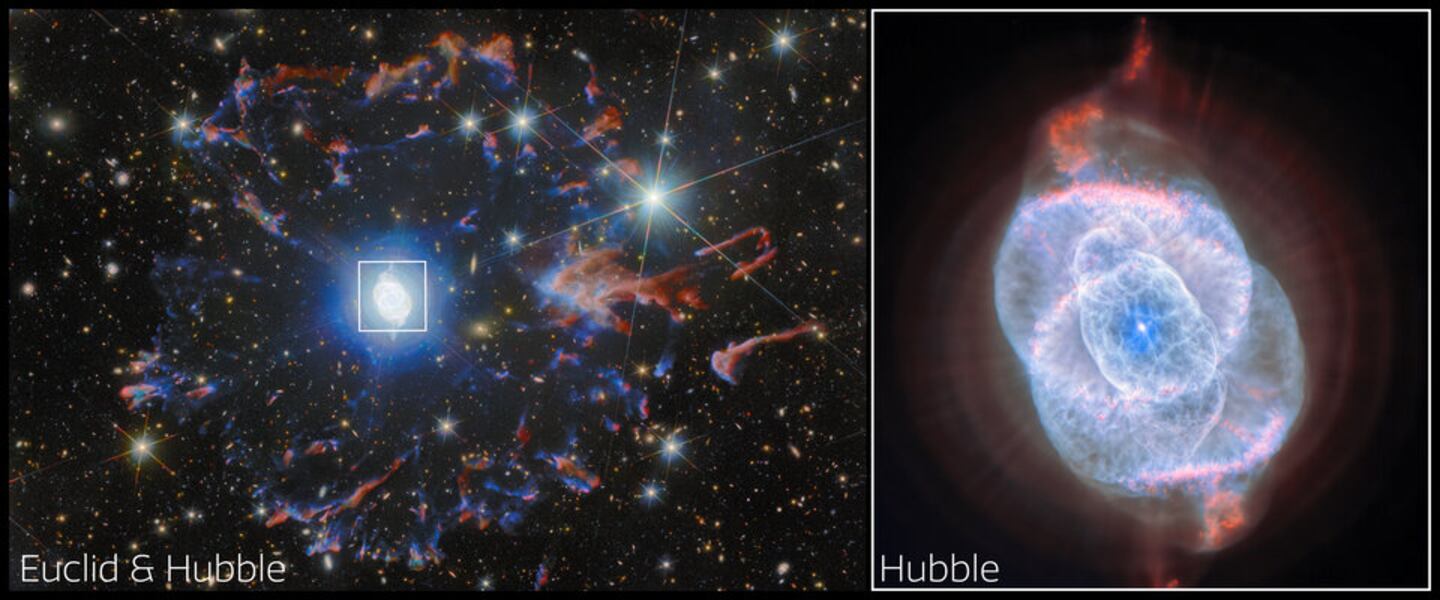 Nueva imagen del telescopio Hubble revela la compleja nebulosa Ojo de ...