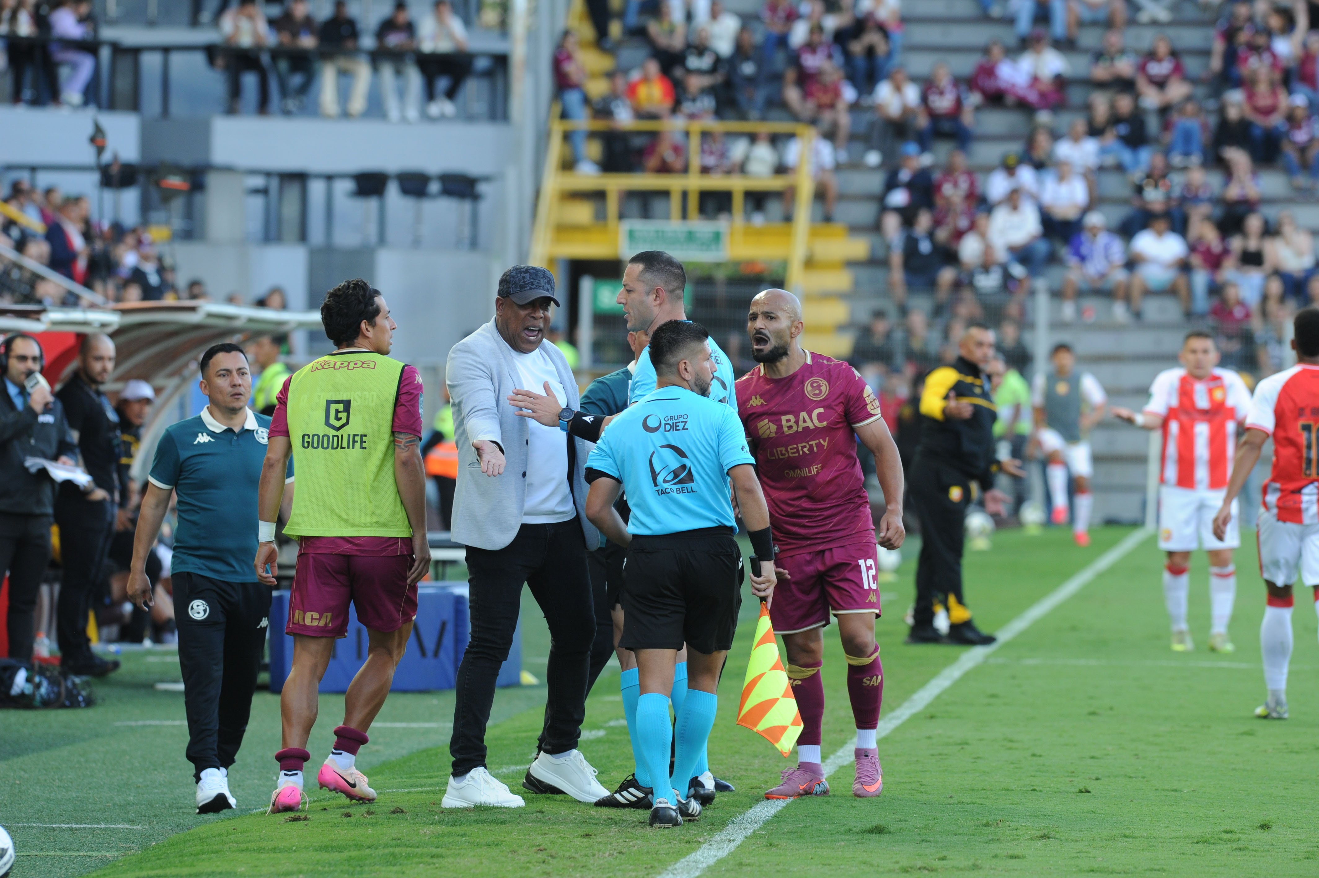 Partido Saprissa vs Herediano.