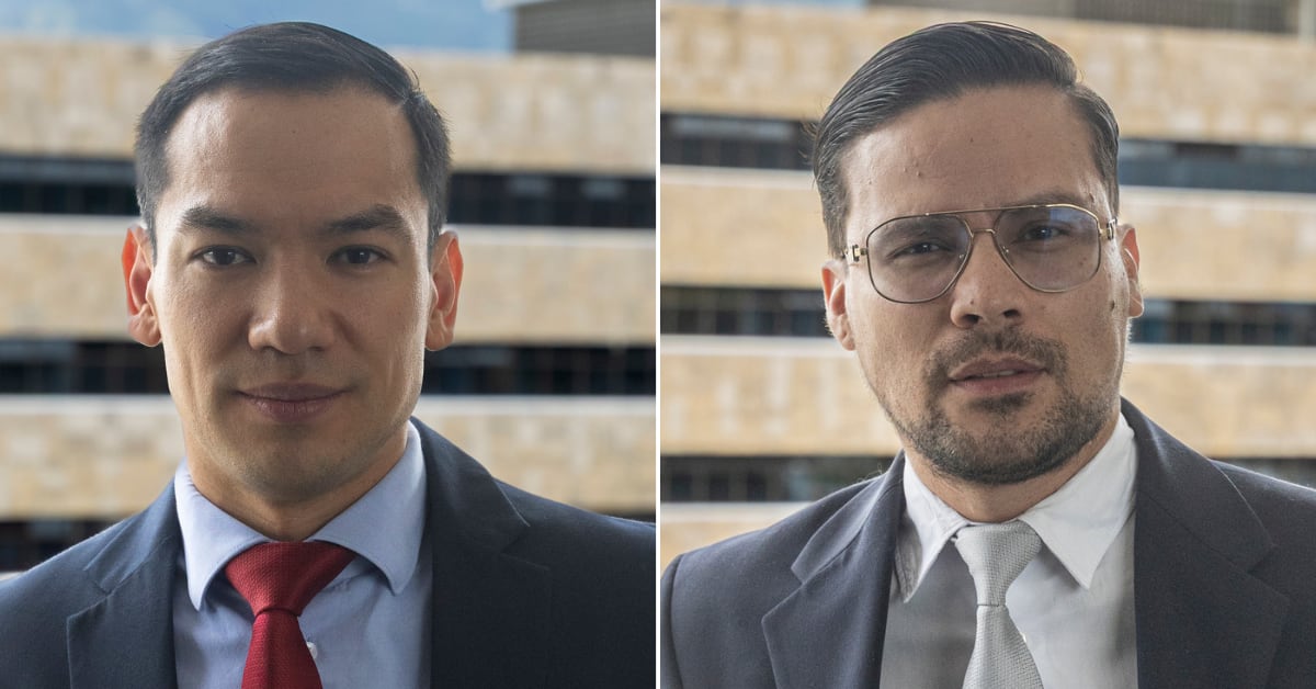 Allan Pow Hing, director de Planificación, y Minor Delgado Sánchez, gestor de la Materia de Cobro Judicial y de Concursal, ambos del Poder Judicial, explicaron las acciones de mejores y retos que enfrenta la jurisdicción de cobros.
