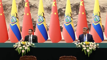 Xi Jinping defiende ‘independencia’ de Latinoamérica al recibir a Daniel Noboa en China