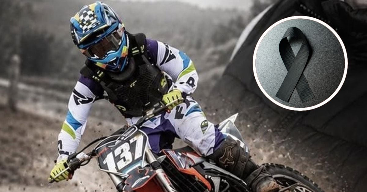 Martín Artavia disfrutó al máximo en las pistas de motocross.