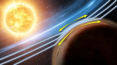 Detectan en Marte un fenómeno espacial que solo se había observado en planetas con campo magnético