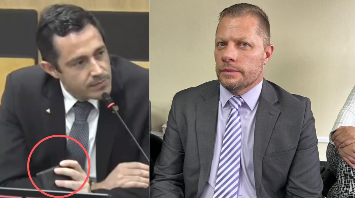 Manuel con el GPS y Hans