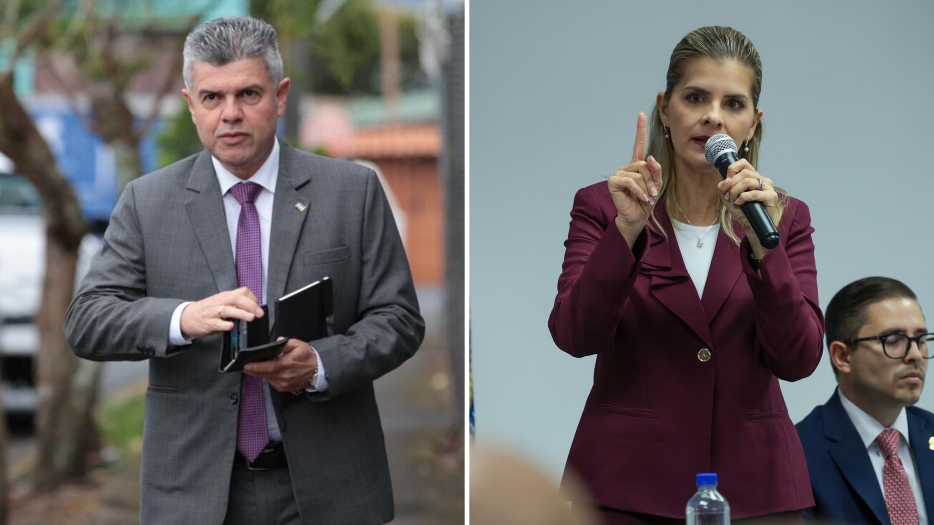 Álvaro Ramírez y Laura Fernández
