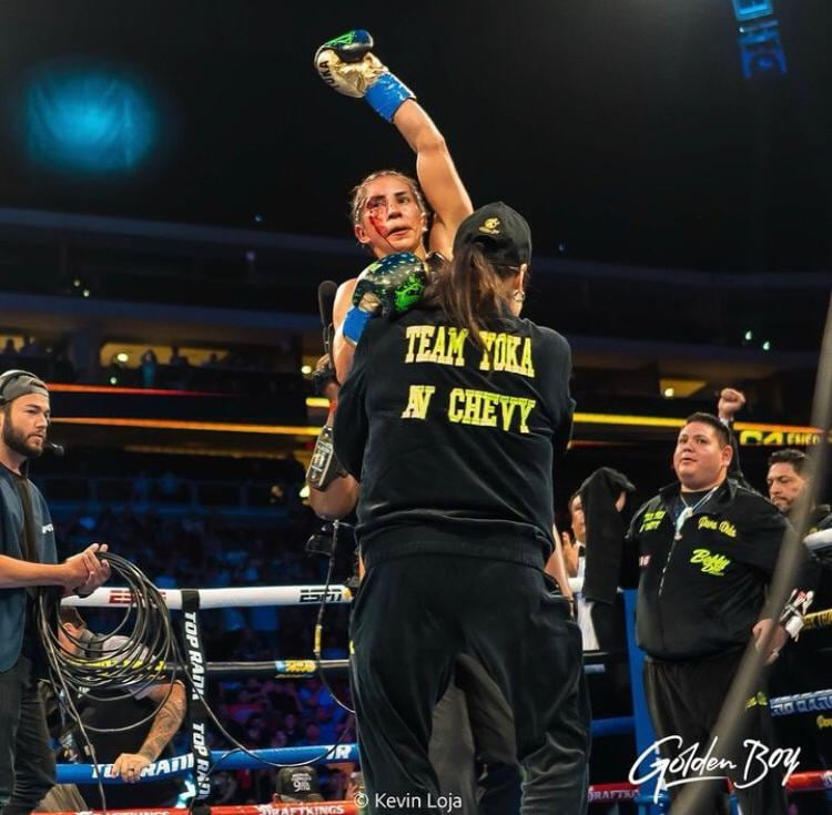 Yokasta Valle
Seniesa Estrada
Pelea título mundial
29 de marzo del 2024
Cortesía: Golden Bpy Promotions