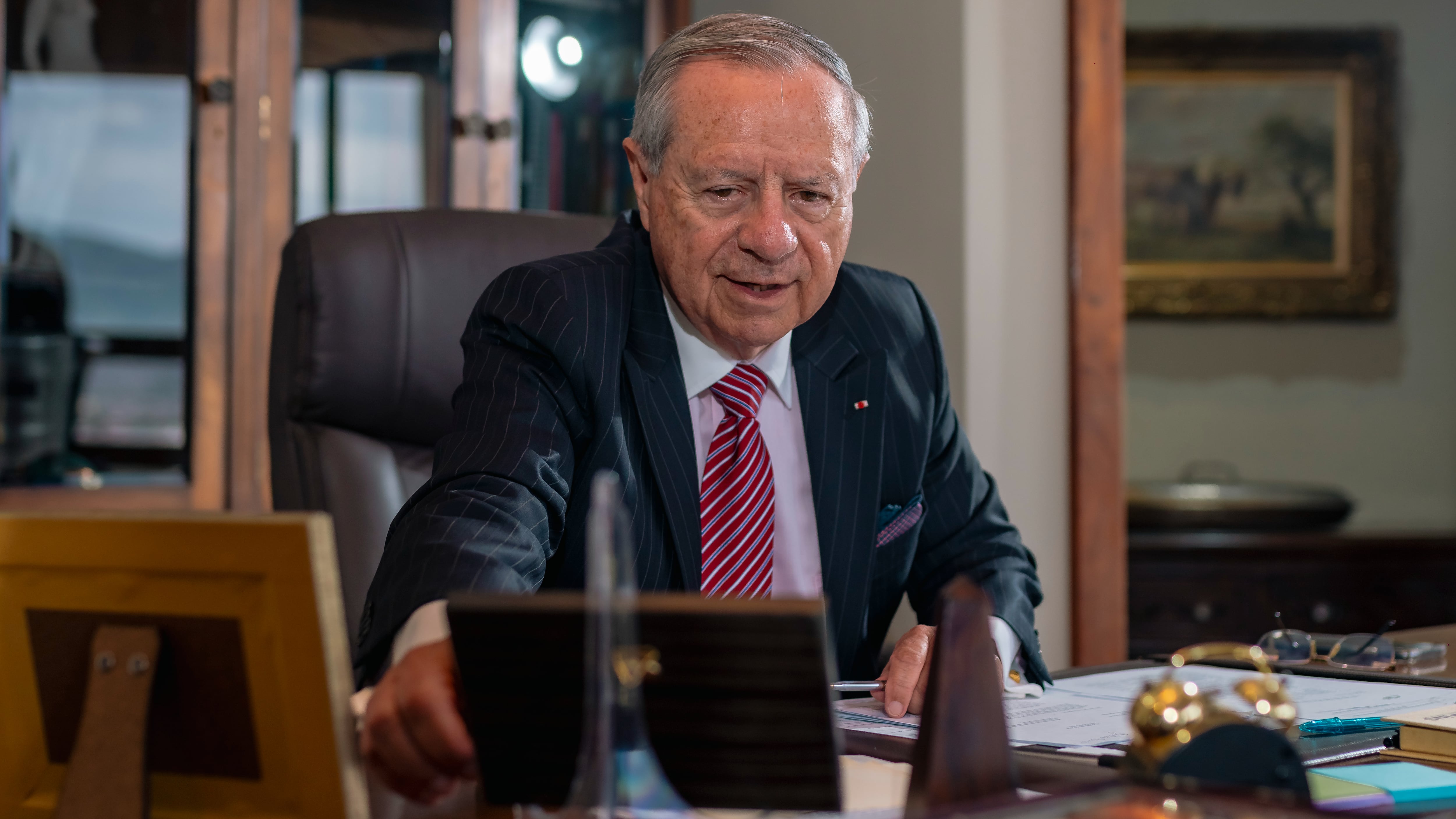 Enrique Castillo, excanciller de la República desea ser candidato a la Presidencia por el Partido Liberación Nacional. Cortesía.