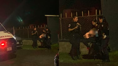 Policías atendieron a la bebé tras el asesinato de sus padres en Guápiles