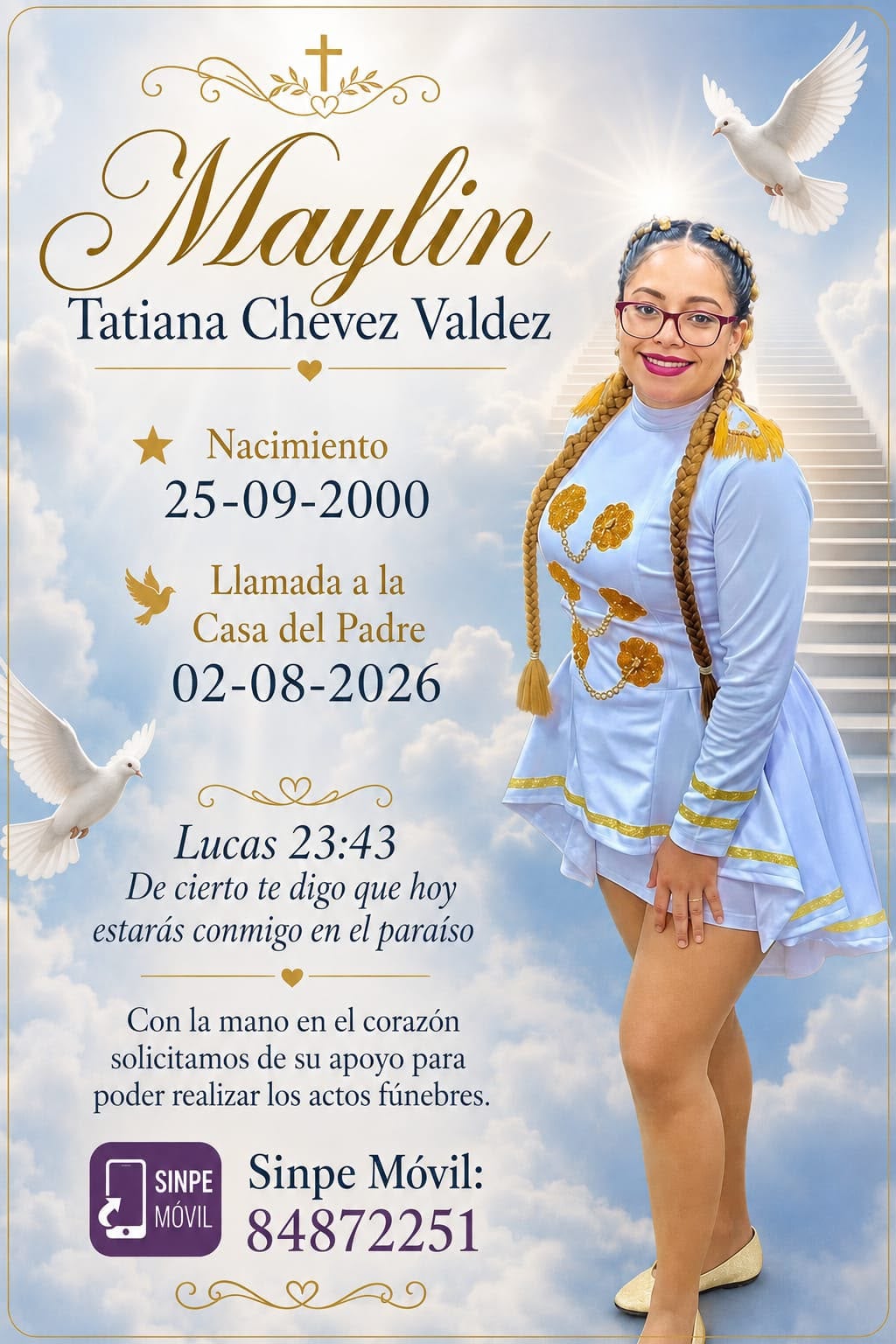 Maylin Tatiana Chaves Valdez de 25 años fue víctima colateral de una balacera ocurrida el 30 de julio en el barrio La Colina de Limón.