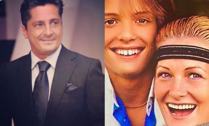 Alejandro Basteri expresó su felicitación a todas las madres en el mensaje acompañando las fotos de Marcela.