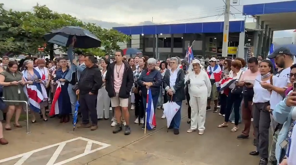 Plantón en defensa del Poder Judicial - San Ramón