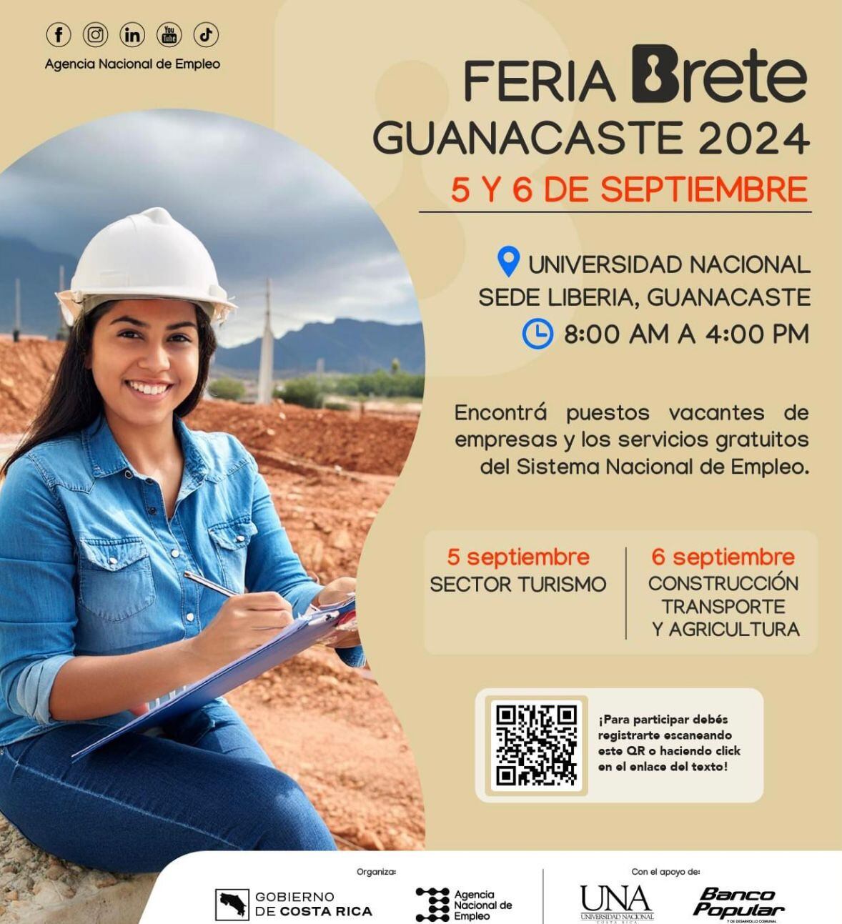 feria de empleo en Guanacaste.