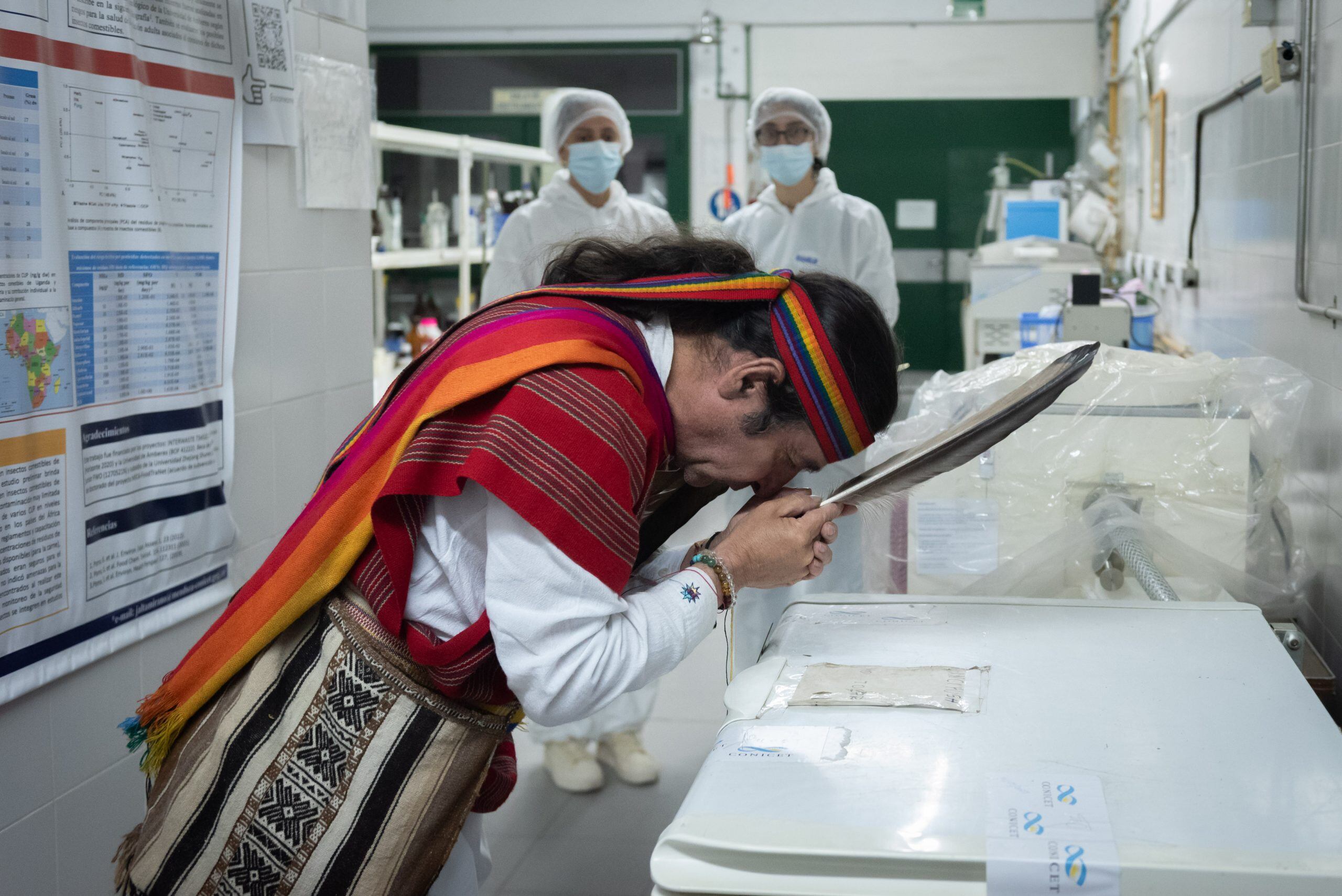 Una de las ceremonias espirituales tradicionales
