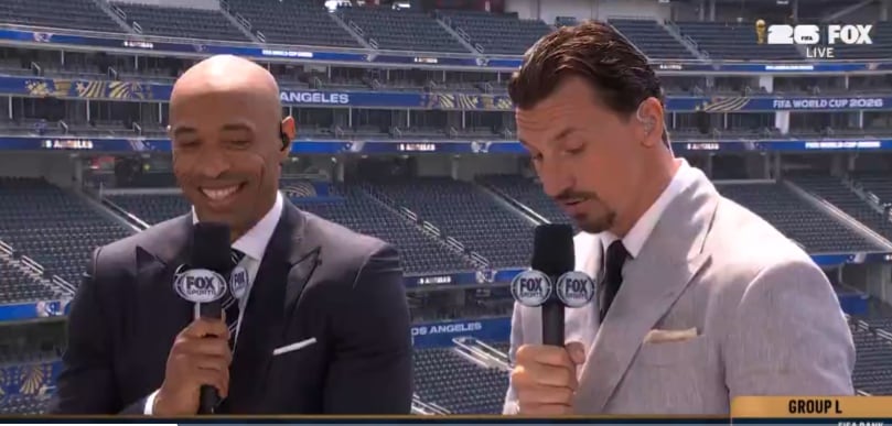 Thierry Henry y Zlatan Ibrahimovic son panelistas de Fox Sports en el Mundial 2026.