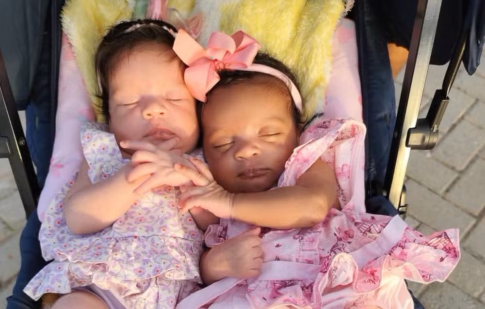 Maryelle y Maylla, gemelas nacidas en São Luís, Brasil, se volvieron virales por su color de piel distinto. Su madre compartió su historia para visibilizar la diversidad genética y apoyar a otras madres de gemelos.