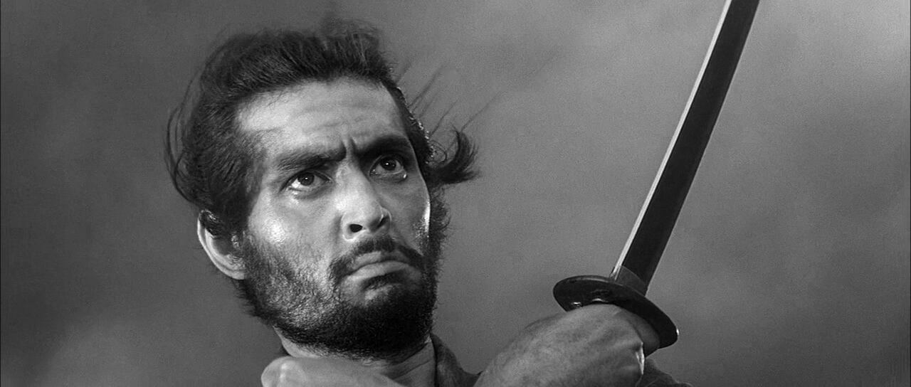 Tatsuya Nakadai en 'Sanjuro' (1962), épica de samuráis de Akira Kurosawa.