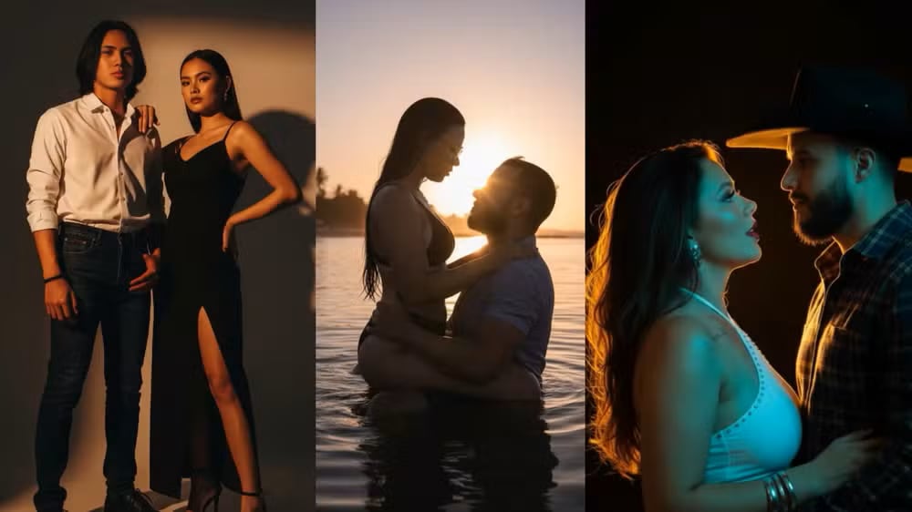 Tendencia viral: usuarios generan fotos de pareja en estudio o playa con inteligencia artificial y prompts precisos en español.