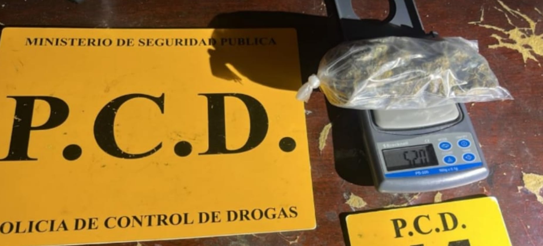 Policía interviene dos ventas de droga en Liberia.