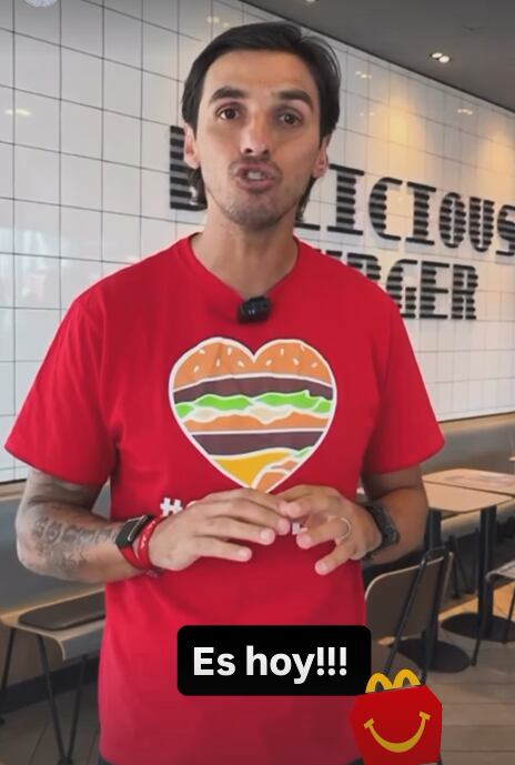 Bryan Ruiz en el gran dia de McDonalds