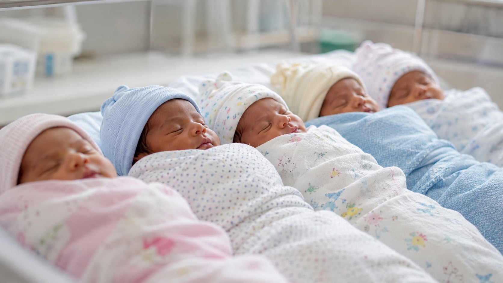 Caso poco común en Etiopía genera impacto tras nacimiento natural de cuatro niños y una niña.