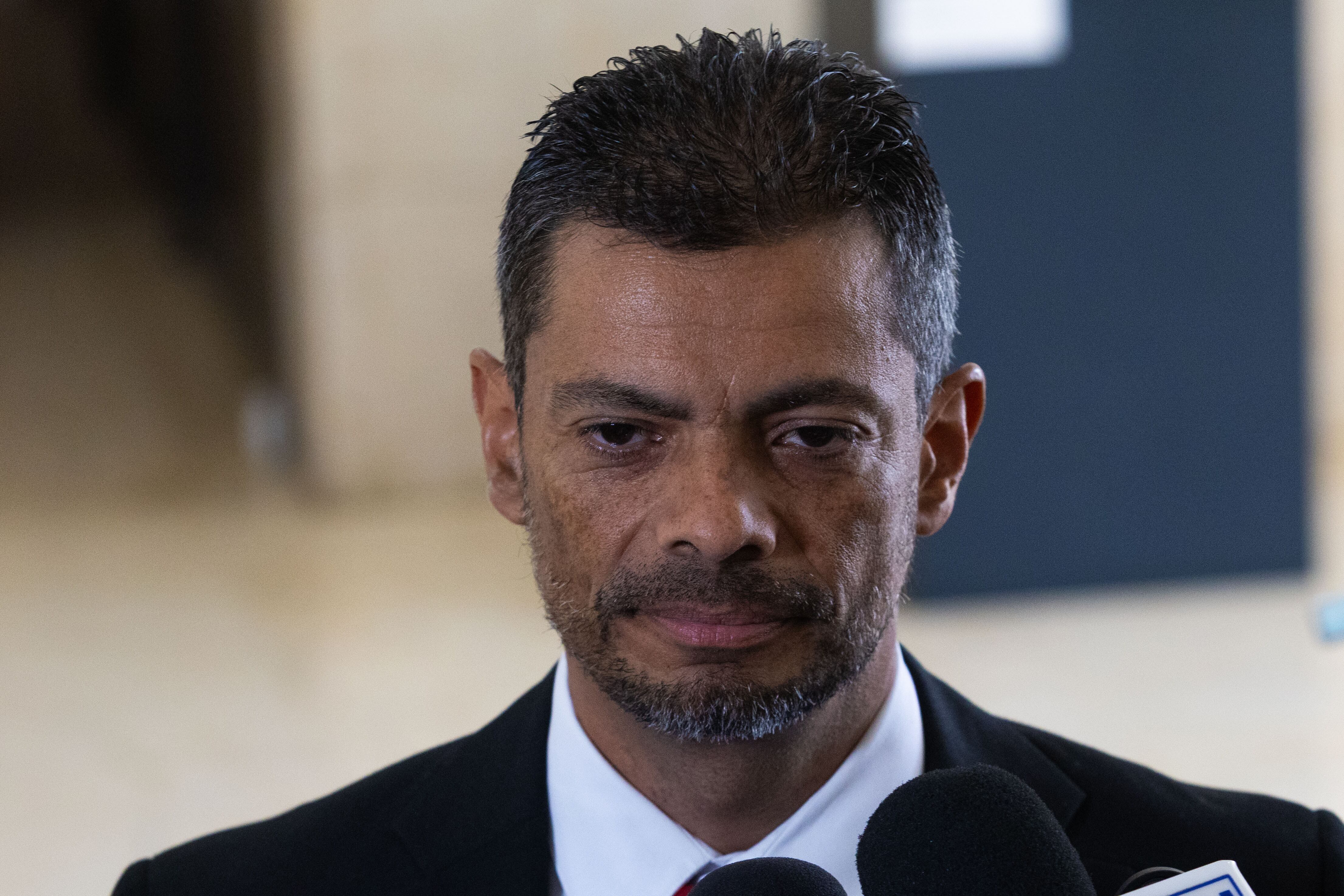 Los jerarcas del Poder Judicial y Laura Fernández se reunieron en casa presidencial. Laura Fernández, Orlando Aguirre, Patricia Solano, Carlo Díaz, Michael Soto, Fernando Castillo y Rodrigo Fernández.