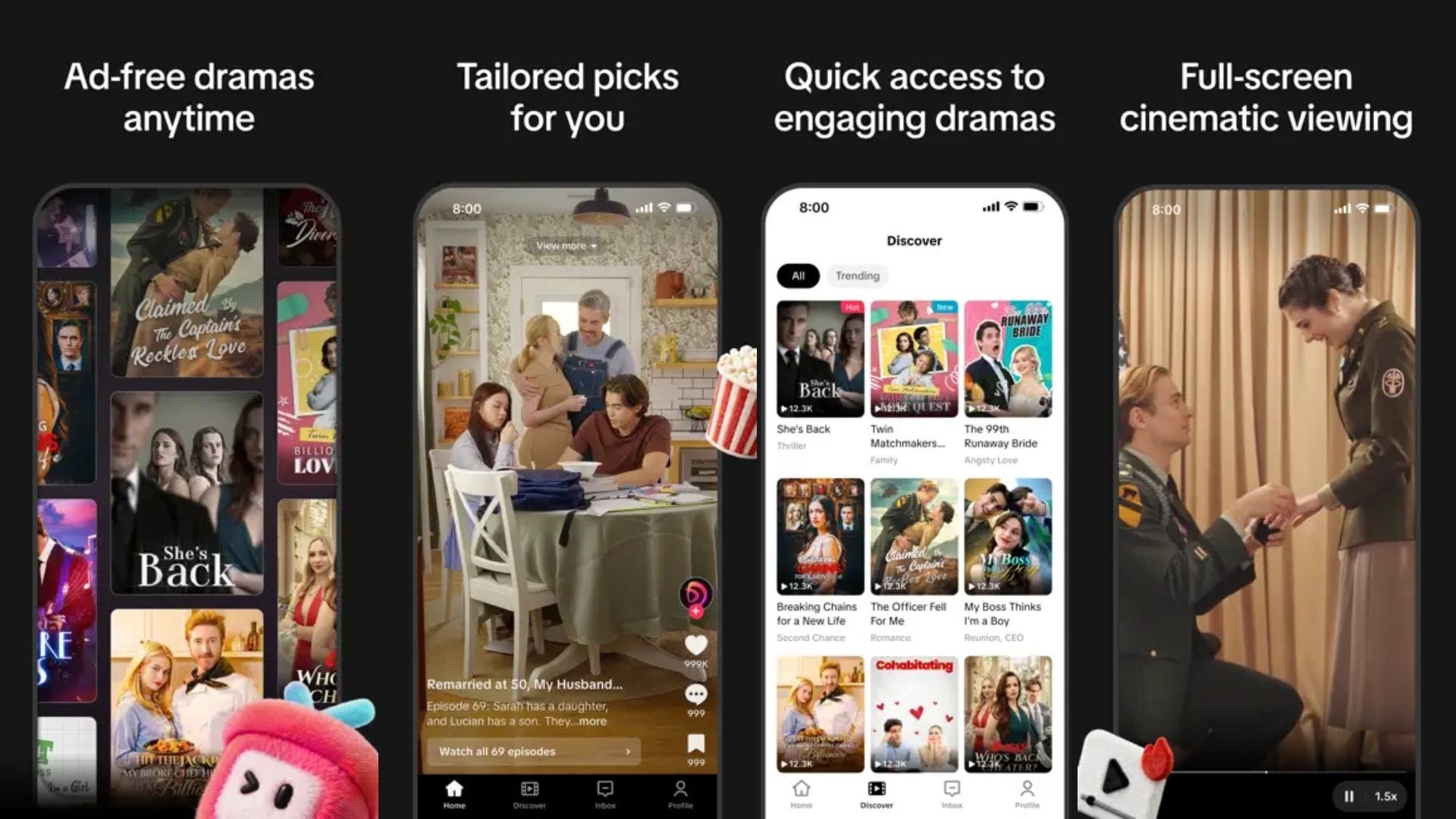 PineDrama ofrece microdramas gratuitos y sin anuncios. TikTok busca consolidarse en un formato que ya genera millones de dólares en Estados Unidos.