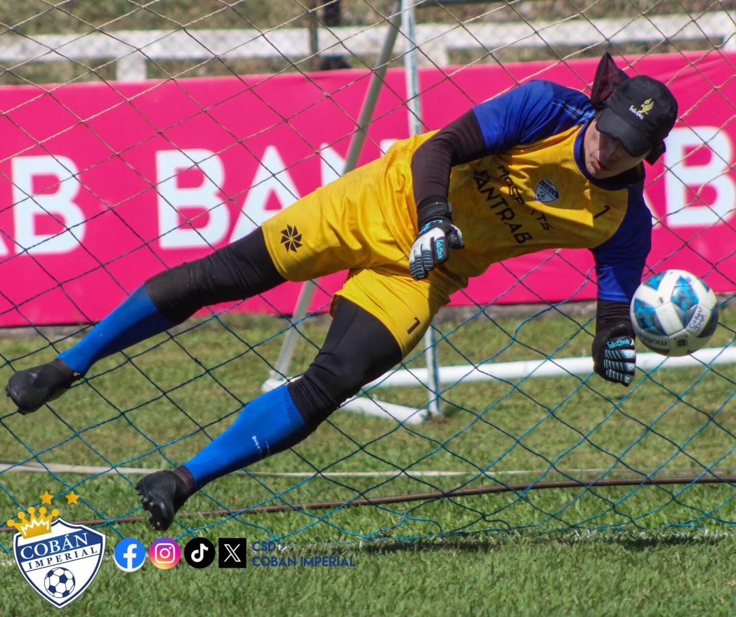 Minor Álvarez en un entrenamiento del Cobán Imperial. Fotografía: Cobán Imperial